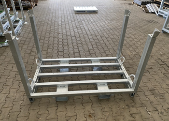 paleta metalowa, stojak metalowy, paleta do ciężkich detali, paleta na odlewy, paleta do kolei, 